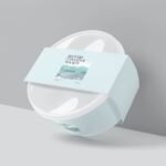 Round Plastic Box Sleeve Mockups