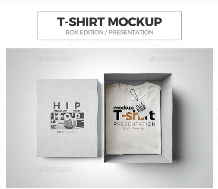 T-shirt Mockup Box Edition