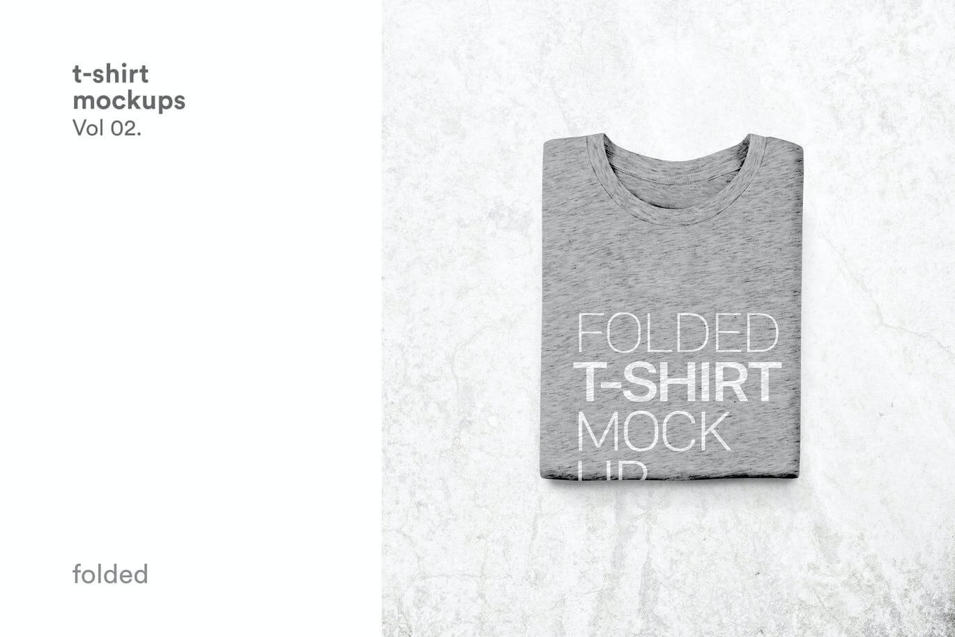 T-shirt Mockup Folded