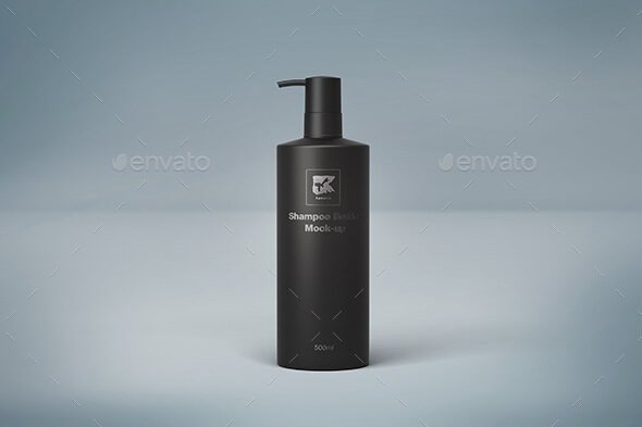 500ml Shampoo Bottle Mock-up