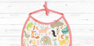 Baby Bib Mock-up