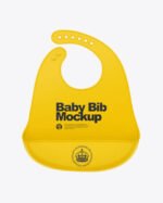 Download 22+Cute Bib Mockup PSD Templates idea For Baby Clothing