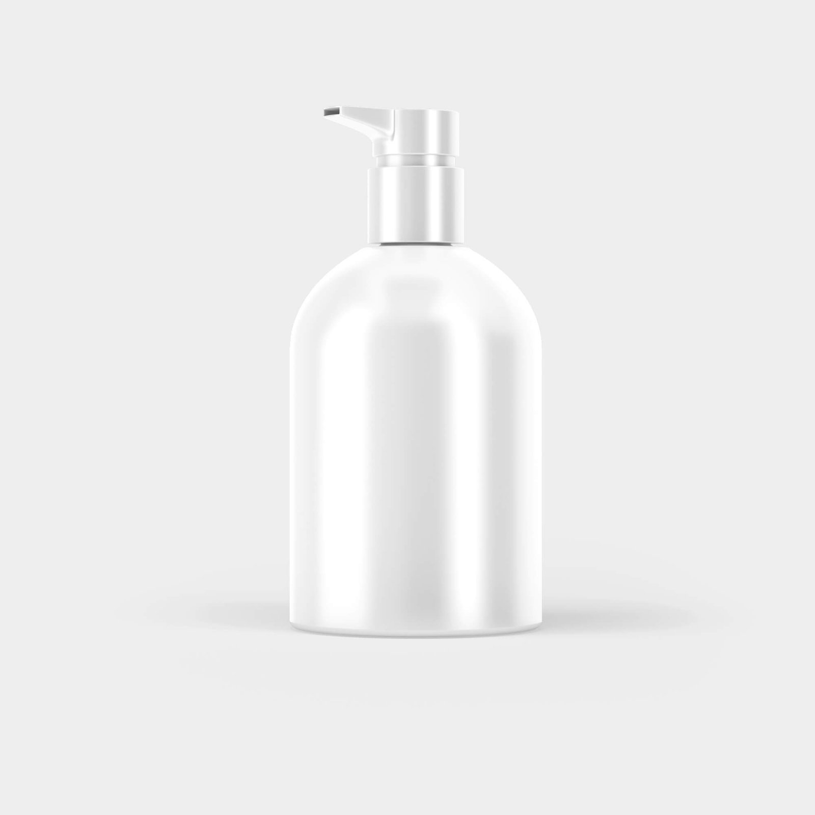 Blank Free Cosmetic Pump Bottle Mockup PSD Template