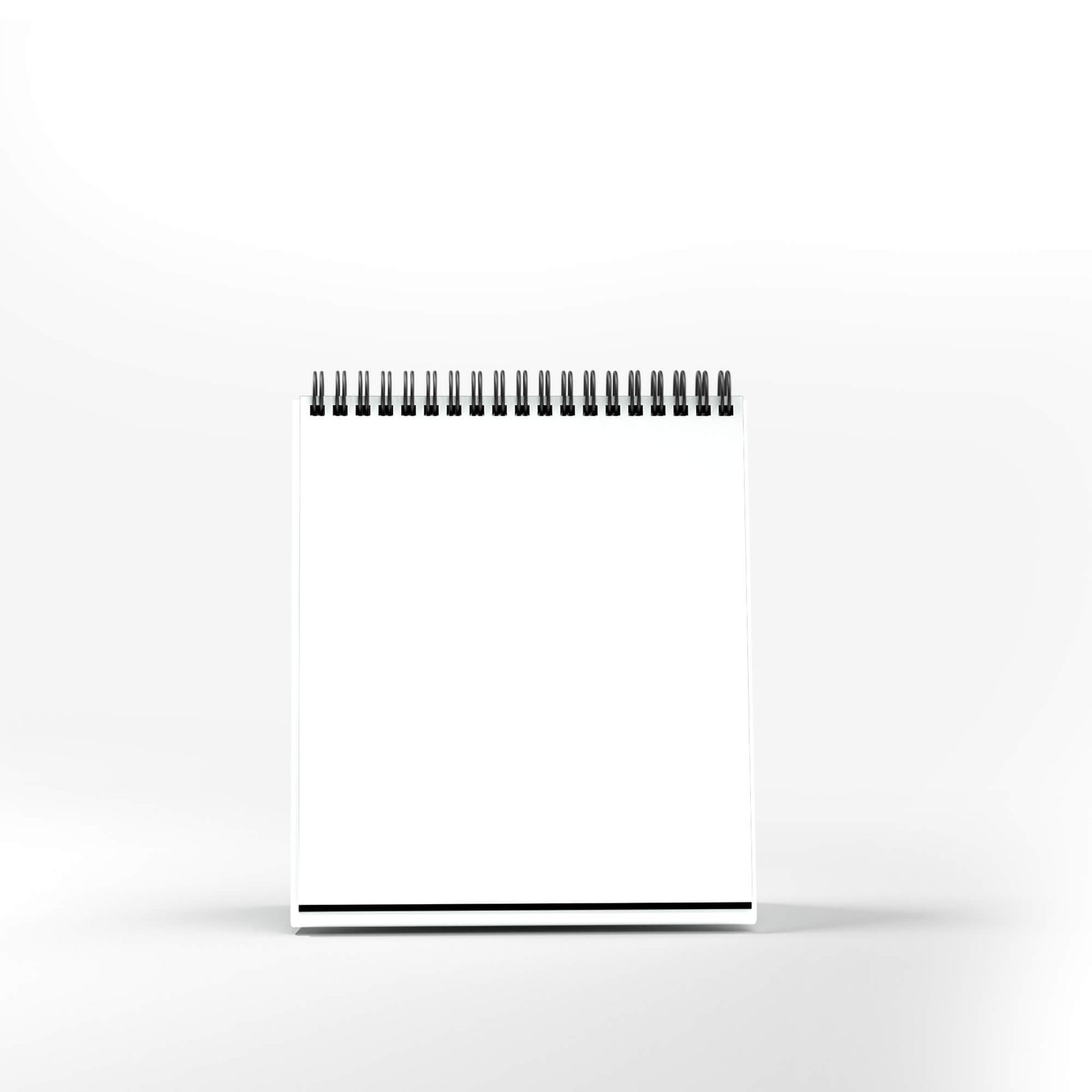 Blank Free Table Calendar Mockup PSD Template