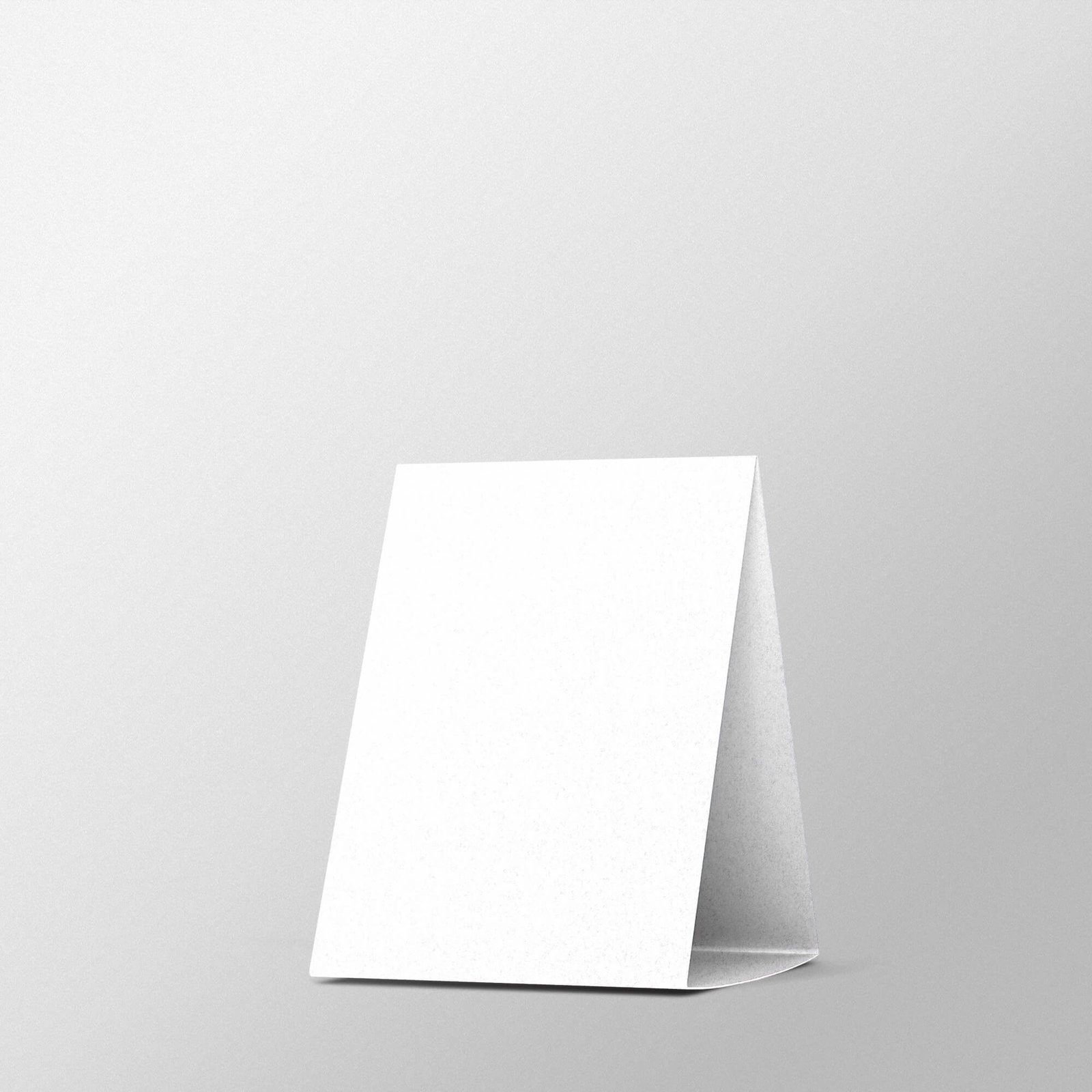 Blank Free Table Tent Card Mockup PSD Template