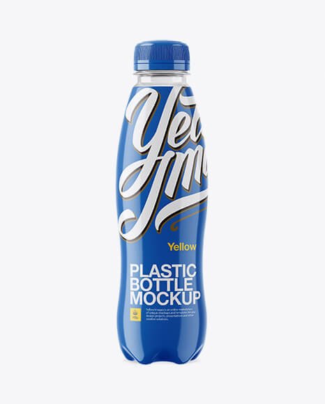 Clear PET Bottle Mockup