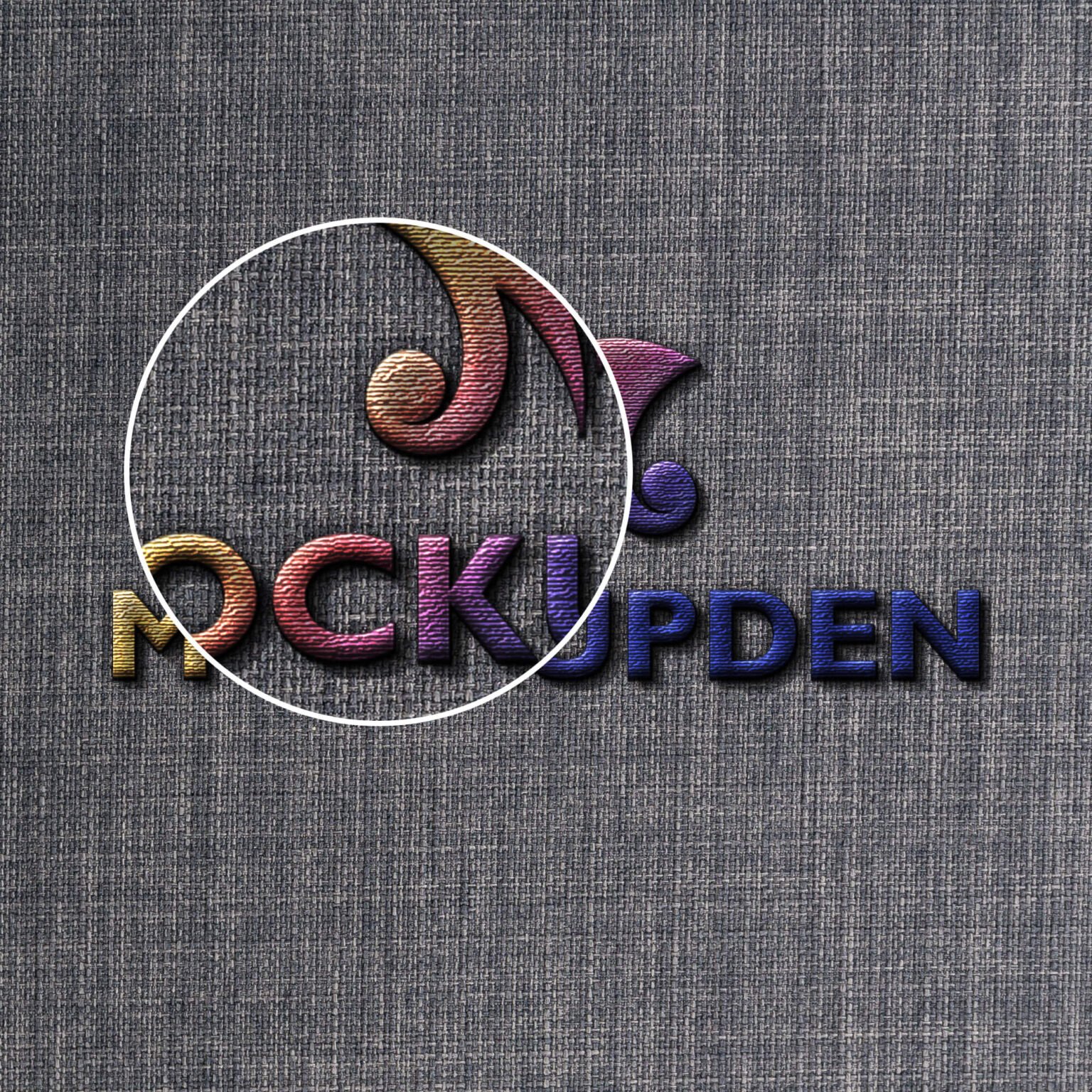 Download Free Embroidery Stitch Mockup PSD Template - Mockup Den