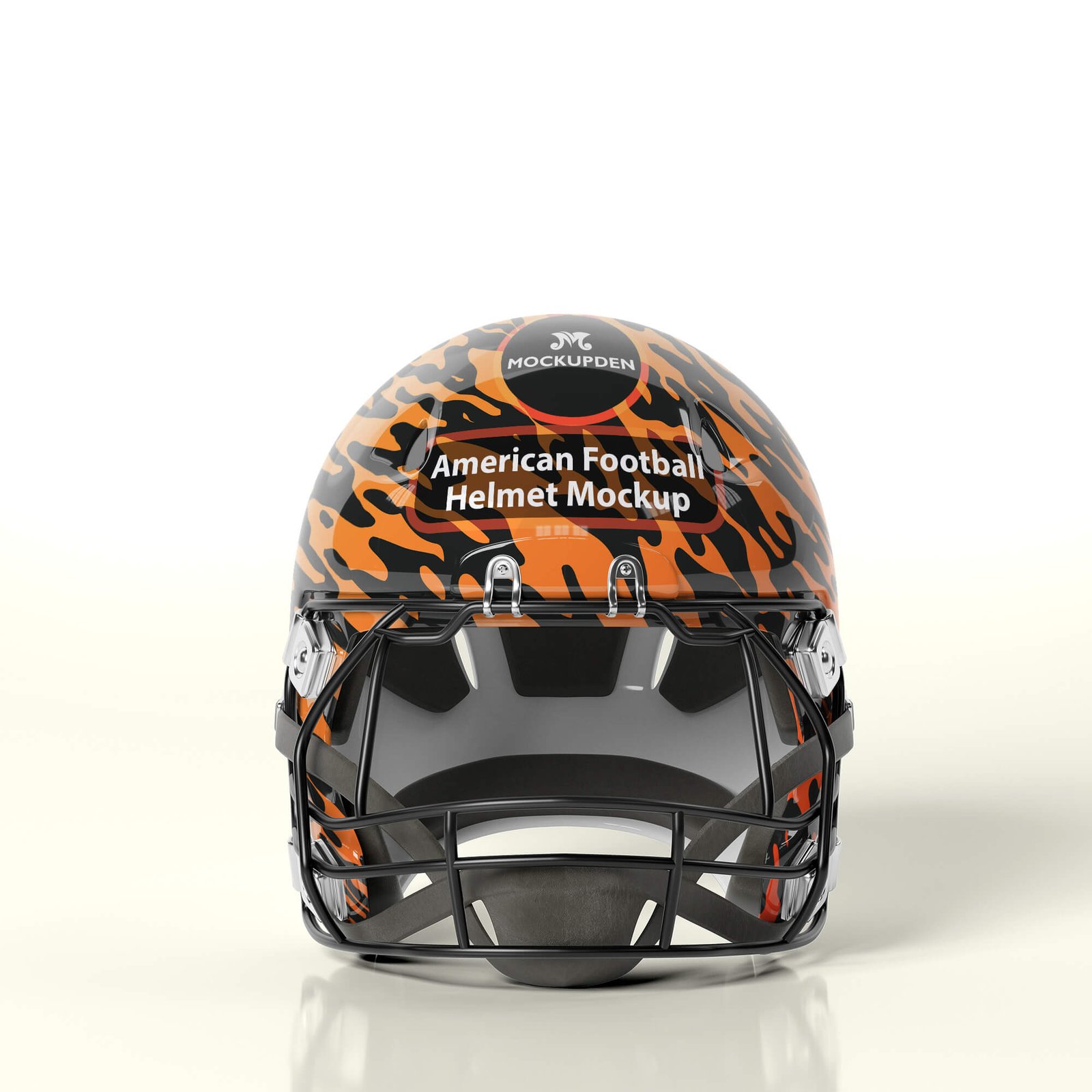 Design Free American Football Helmet Mockup PSD Template