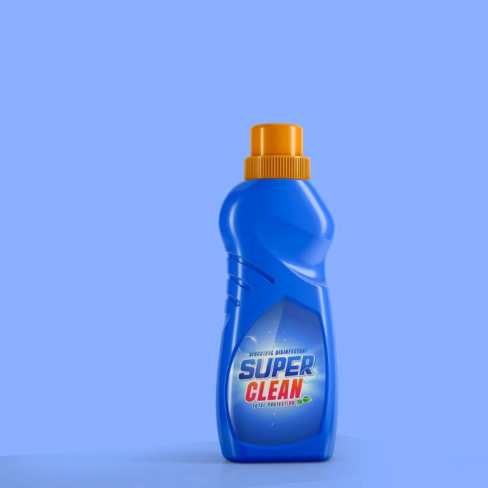 Download Free Liquid Detergent Bottle Mockup PSD Template - Mockup Den