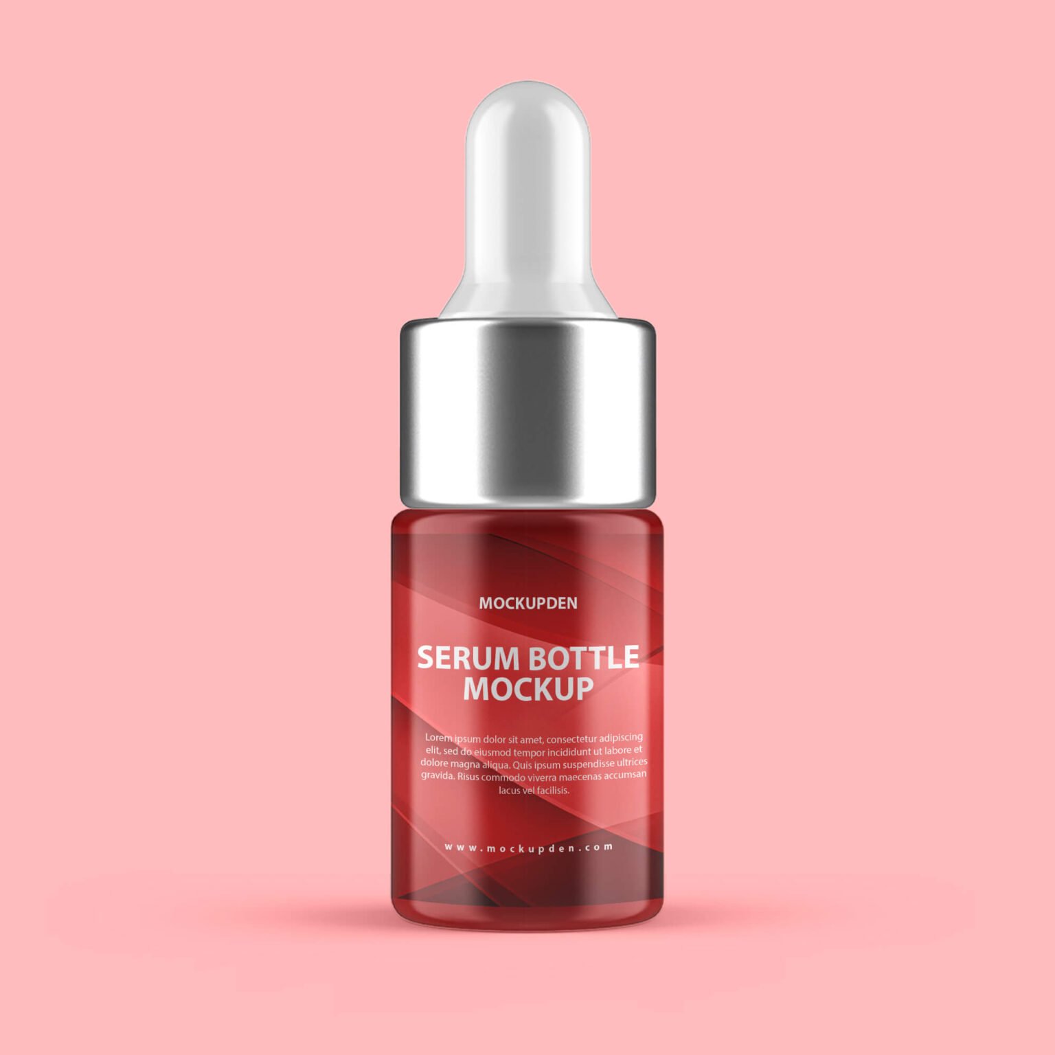 18+ Luxury Serum Bottle Mockup PSD Template Mockup Den