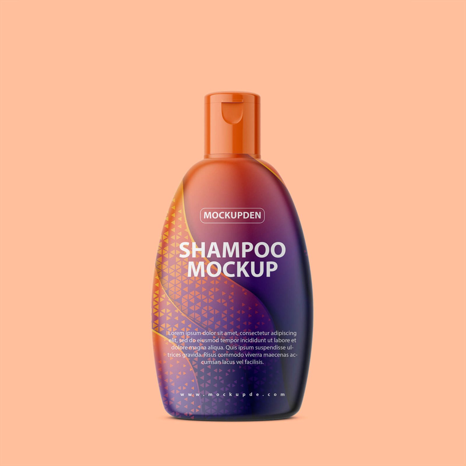 Free Shampoo Mockup PSD Template Mockup Den
