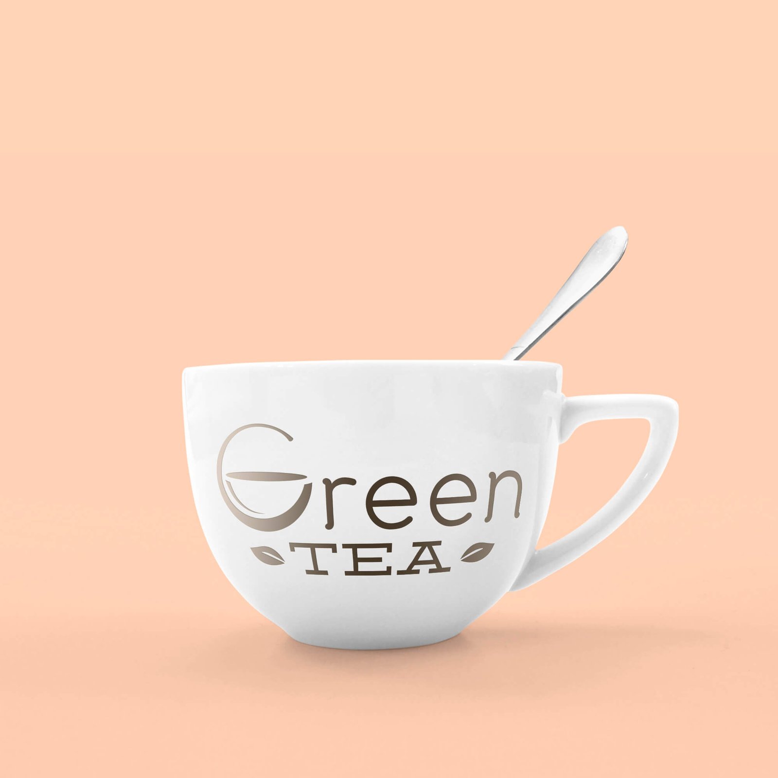 Design Free Tea Cup Mockup PSD Template