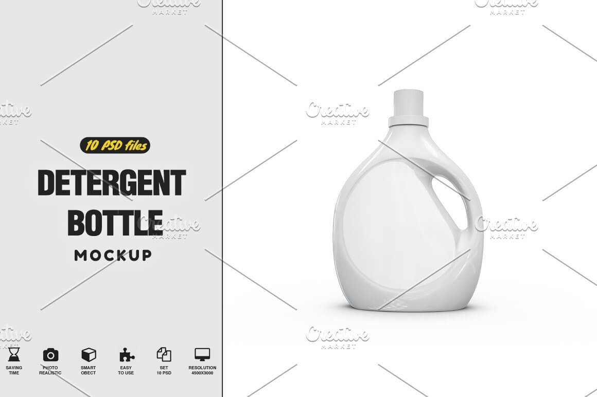 Detergent Bottle Mock-up