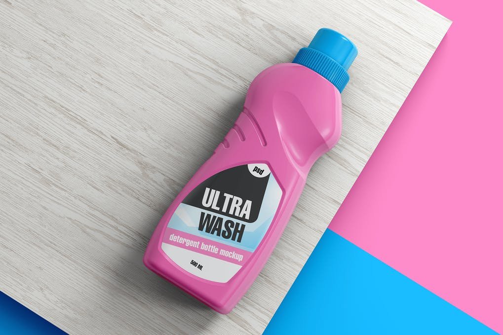 Download 22 Best Detergent Mockup Packaging Bottle Psd Templates