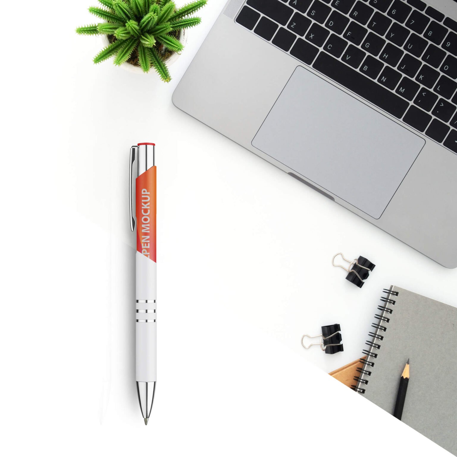 Download Free Ball pen Mockup PSD Template - Mockup Den