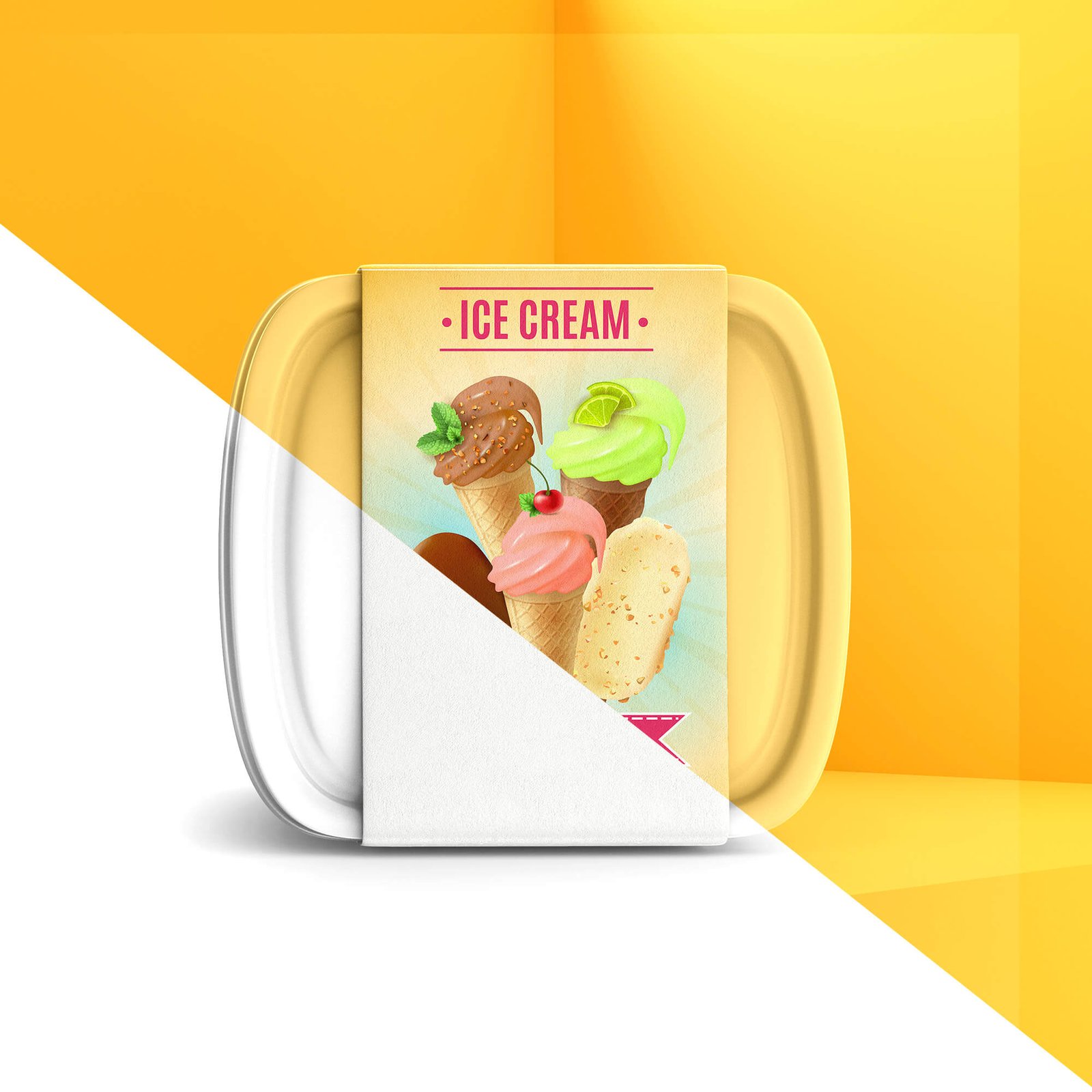 Download 20+ Best Ice Cream Box Mockup Packaging PSD Templates