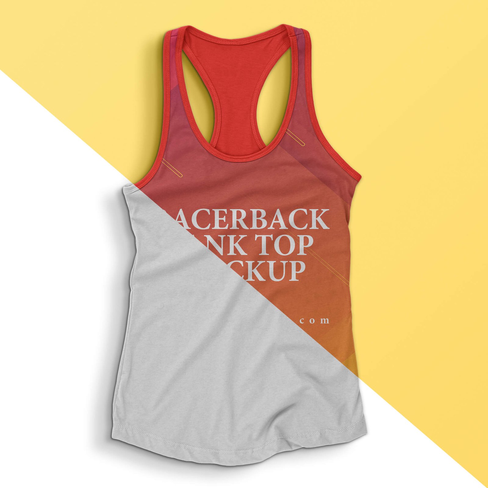 Tank top hotsell mockup psd