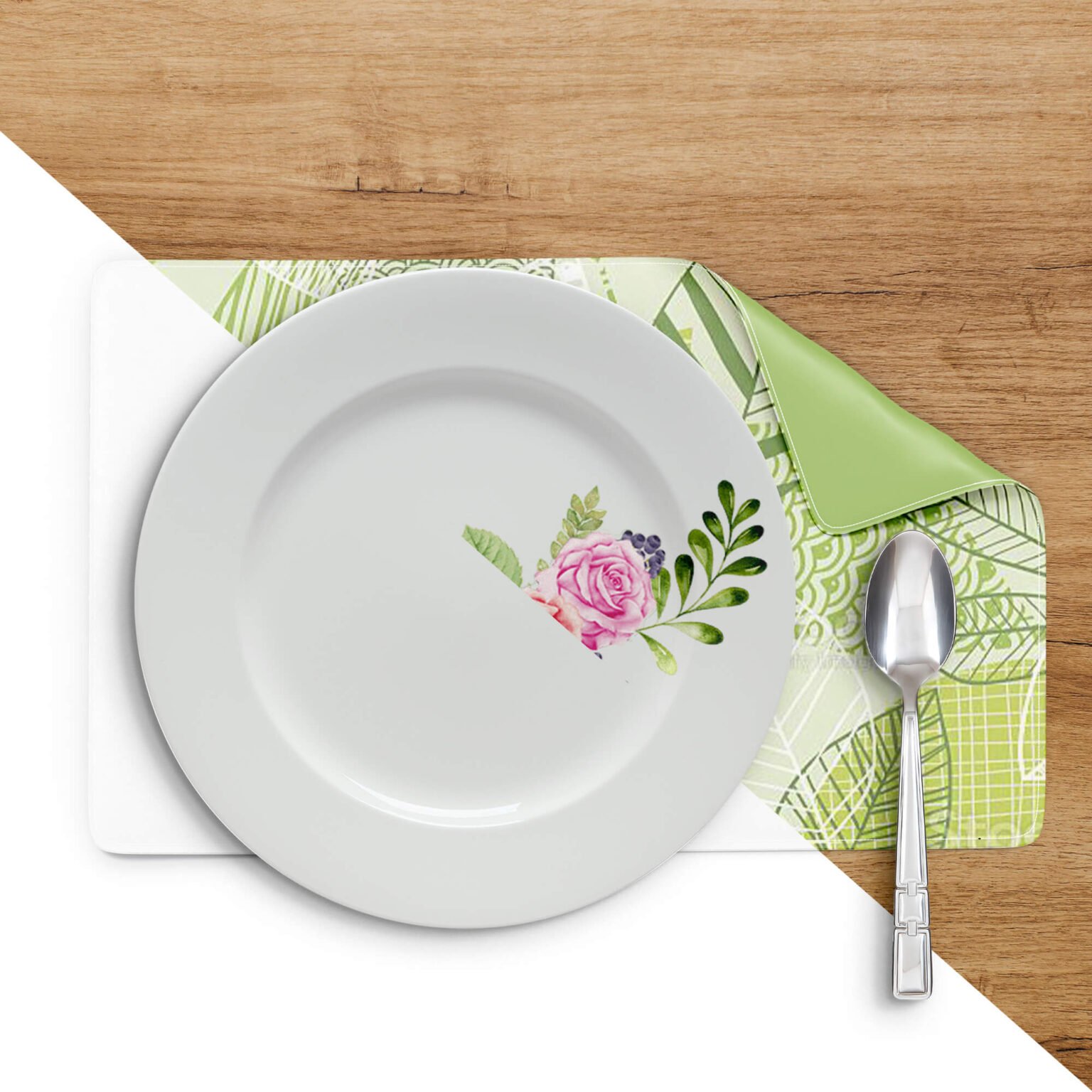 Free Table Mat Mockup PSD Template Mockup Den