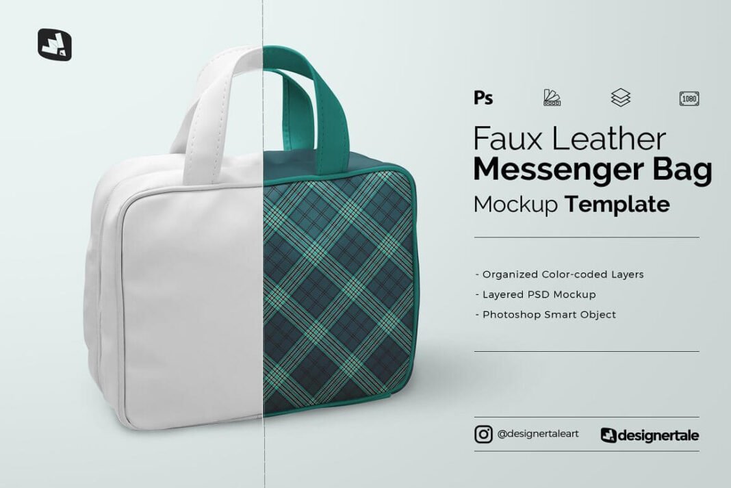 Download 20+ Best Leather Bag Mockup FREE PSD Templates - Mockup Den