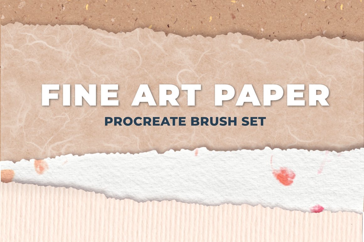 Fine Art Paper Procreate Brush Set