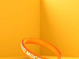 Free Band Mockup PSD Template