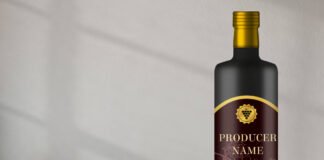 Free Black Bottle Mockup PSD Template