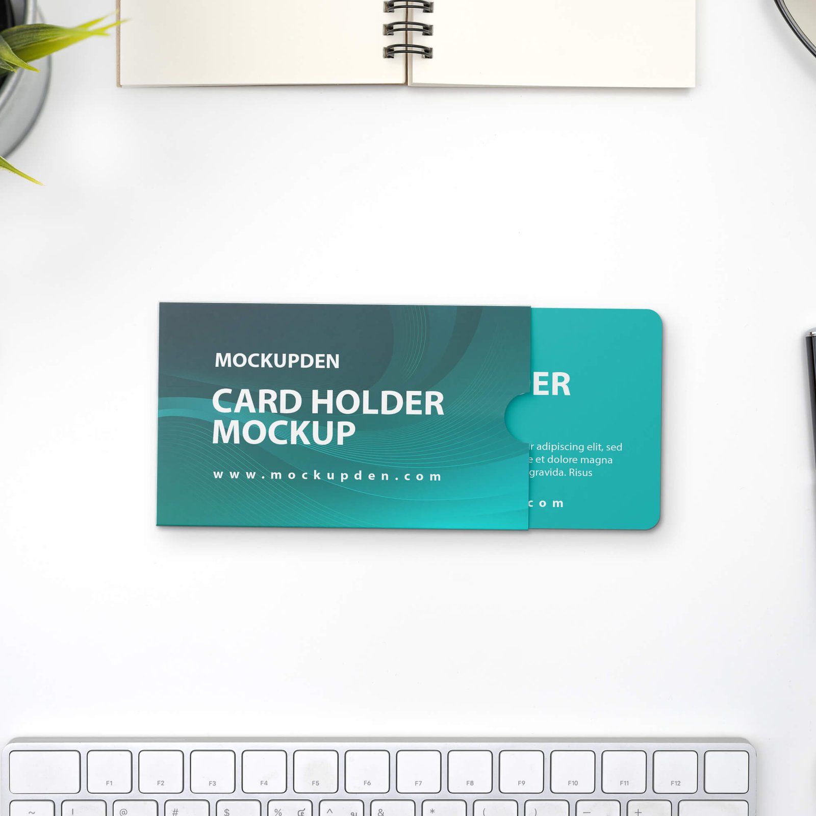 Free ID Card Holder Mockup PSD Template