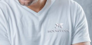 Free Embroidered T Shirt Mockup PSD Template