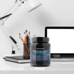 Free Protein Powder Bottle Mockup PSD Template