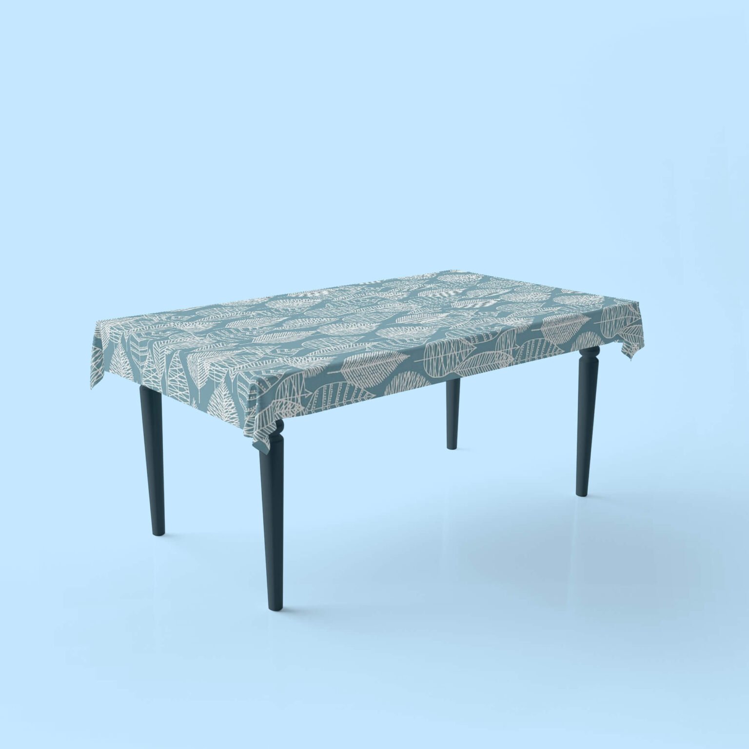 Free Table Cover Mockup PSD Template Mockup Den