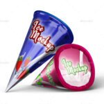 Ice Cream Cone Mockup (2)