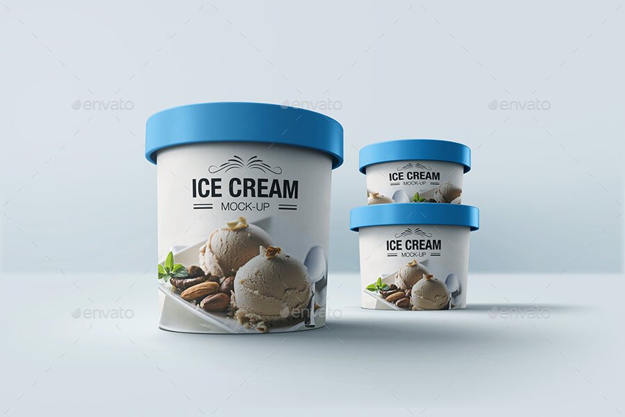 Ice Cream Cup Mock-up v4