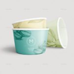 Ice cream paper cup mockup (1)