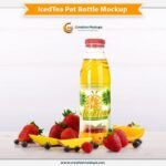 Iced Tea Pet Bottle Mockup