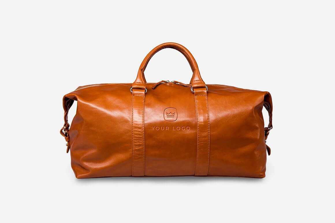 Luxury Leather Bag Logo Mockup