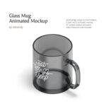 New Glass Mug Animated Mockup