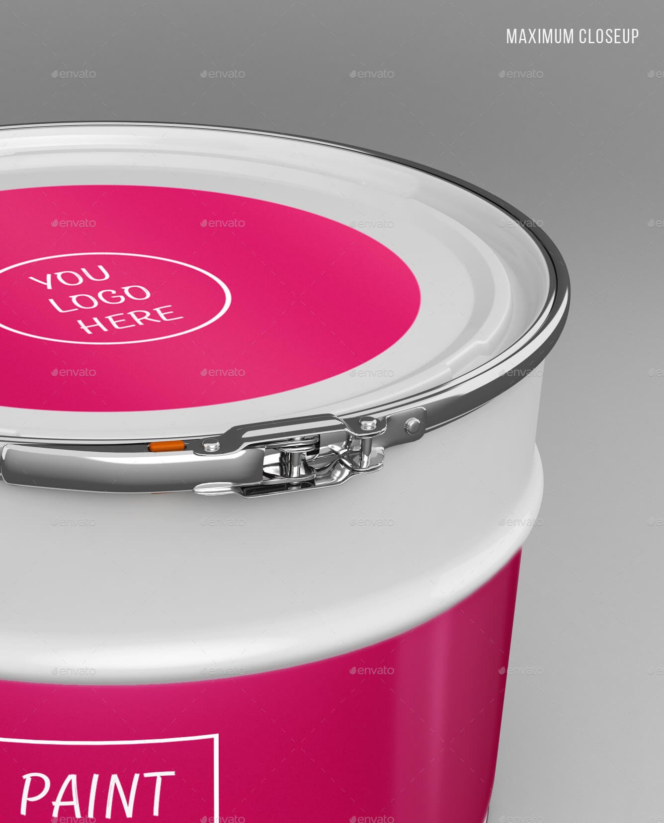 Paint Cans and Canisters Packaging Mock-Ups