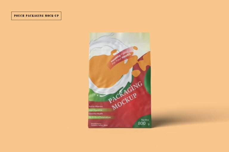 Download 22+ Best Paper Pouch Mockup Packaging PSD Templates