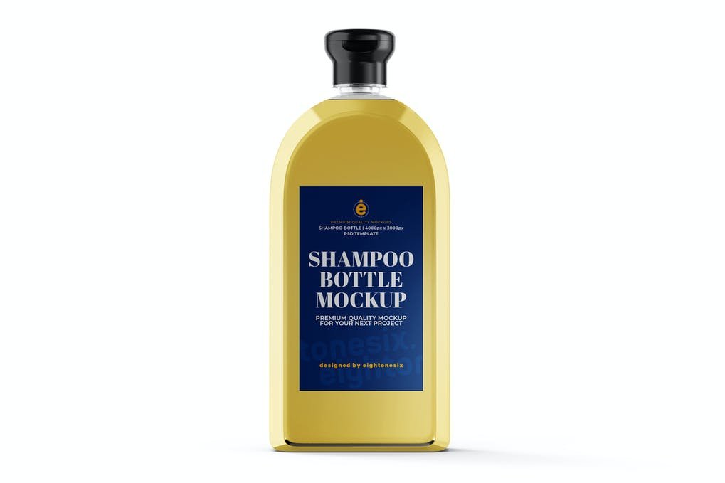 Shampoo Bottle Mock-Up Template