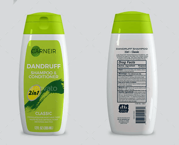 Shampoo Bottle Mockup