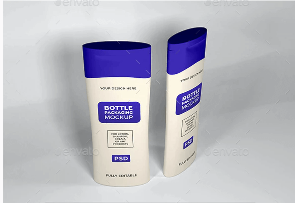 Shampoo Bottle Packaging Mockup Vol 1