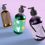 Shampoo Pump Bottle Mockup