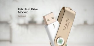 Usb Flash Drive Mockup