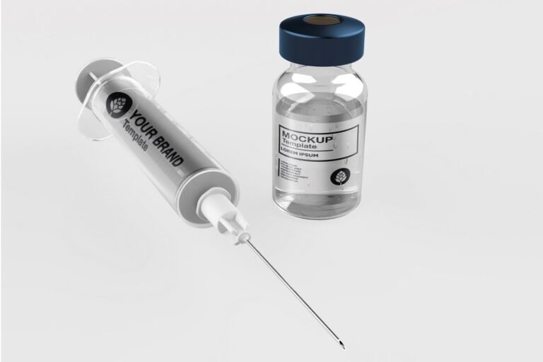 18+ Best FREE Covid-19 Vaccine Bottle Mockup PSD Templates