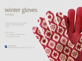 Winter Gloves Mockup (1)