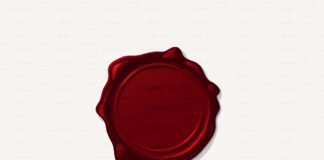 vector wax seal wax stamp