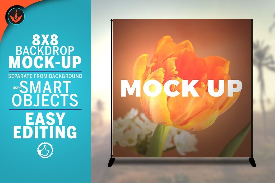 Download 15+ Best Backdrop Mockup PSD Templates | Indoor & Outdoor