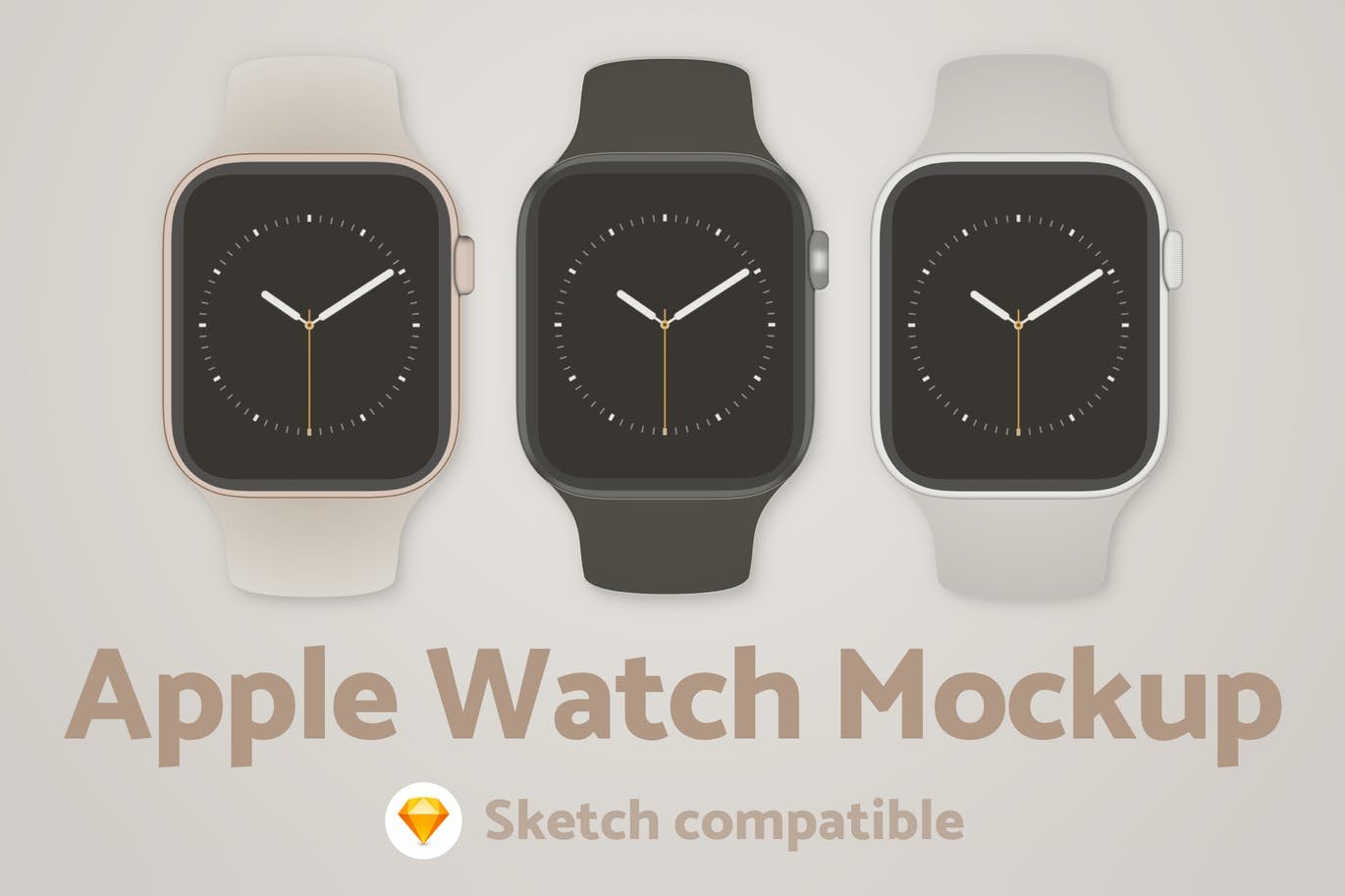 Apple Watch Sketch Mockup