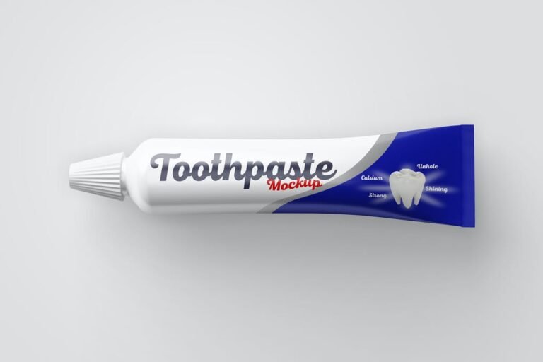 20+ Brandable Tooth Paste Mockup Packaging PSD Templates