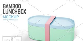 BAMBOO LUNCHBOX MOCKUP (only color)